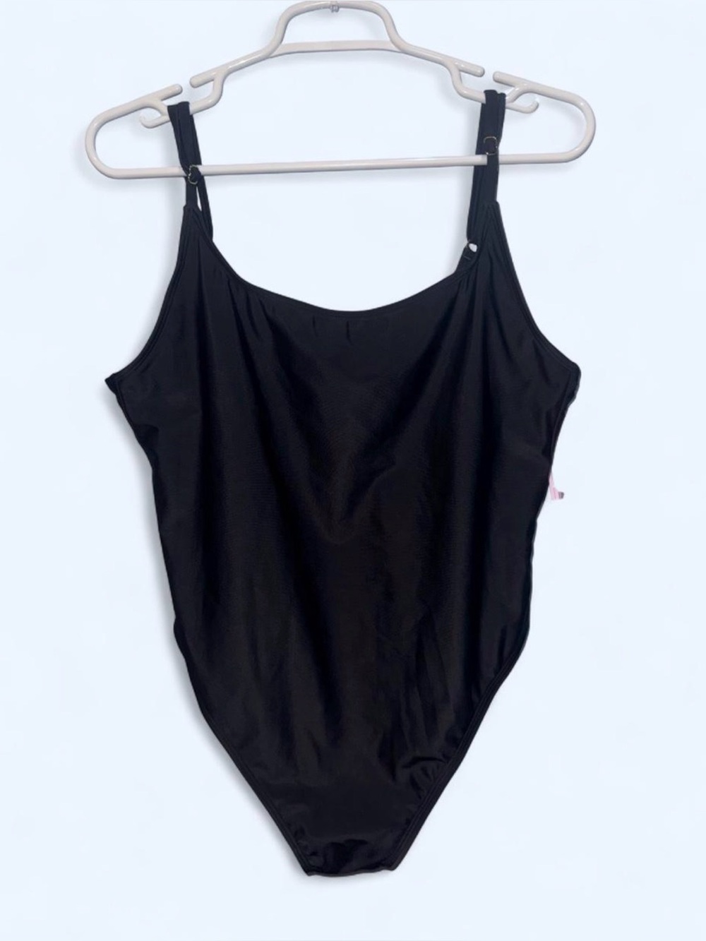 wild fable Black Scoop Neck One-Piece Swimsuit